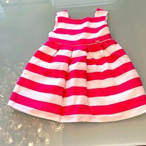 Mayoral pink and white sleeveless dress. Size 2T